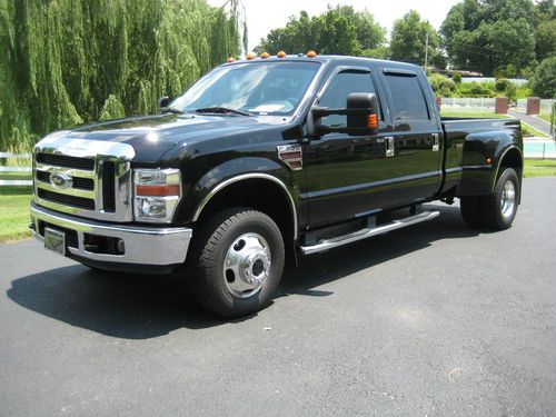 2008 crewcab f-350 dually deisel 4x4 w lariat package sunroof nav w insinc