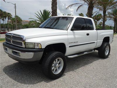 Lifted diesel leather 4x4 quad cab short bed alloys great truck fl