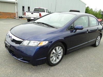 2009 honda civic ex-l leather rebuilt salvage title repaired damage salvage cars