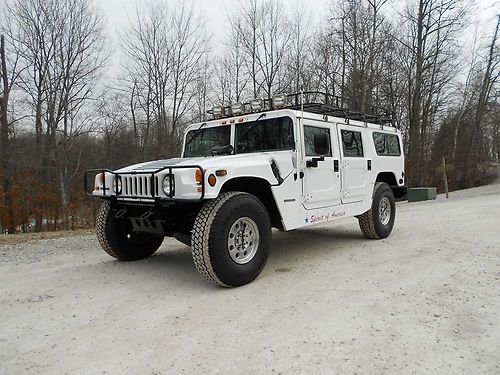 1995 h1 hummer wagon diesel 4x4 humvee very nice excellent shape