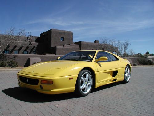 1998 ferrari f355 gtb f1, mint condition yellow/black