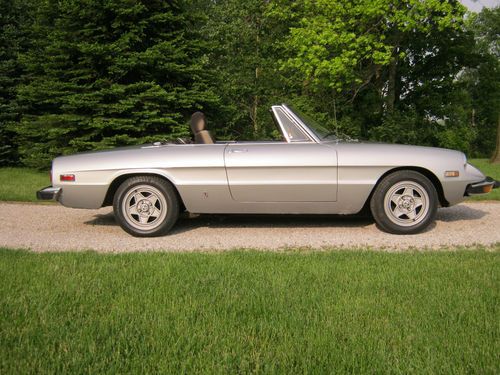 1973 alfa romeo 2000 spider veloce iniezione 51k original miles