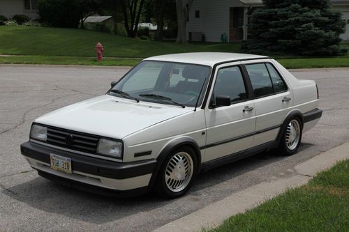 1991 vw volkswagen jetta eco diesel 1.6 turbo 5 speed ac recaro looks great!