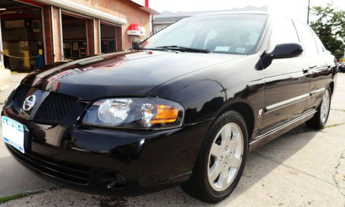 2004 black nissan sentra se-r sedan 4-door 2.5l - non-smoking - very clean car