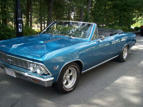1966 super sport 396 chevelle convertible; automatic