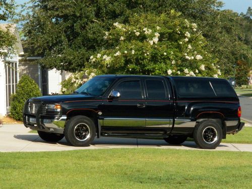 2002 sierra slt loaded like new, leather, running boards, truck cap, brush guard