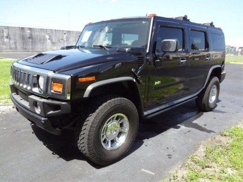 2005 hummer h2 6.0l v8 all wheel drive black