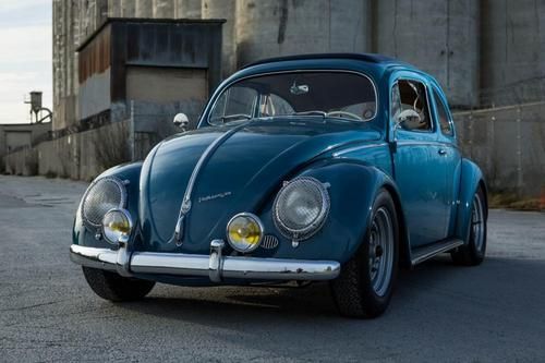 1957 vw vokswagen porsche 356 oval ragtop beetle