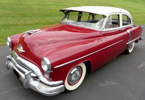 1951 oldsmobile super 88 4-door sedan original interior