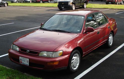 1996 toyota corolla dx sedan