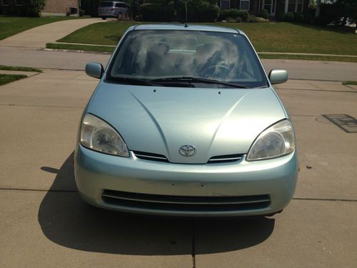 2001 Light Blue Toyota Prius Hybrid Battery Not Working Running AS IS Repair Me, image 5