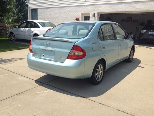 2001 Light Blue Toyota Prius Hybrid Battery Not Working Running AS IS Repair Me, image 7