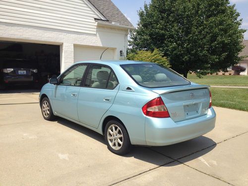 2001 Light Blue Toyota Prius Hybrid Battery Not Working Running AS IS Repair Me, image 8