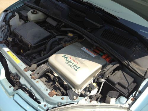 2001 Light Blue Toyota Prius Hybrid Battery Not Working Running AS IS Repair Me, image 18
