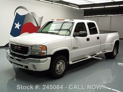 2003 gmc sierra 3500 crew cab slt 4x4 diesel dually 70k texas direct auto