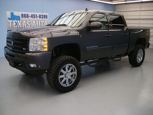 We finance!! 2010 chevrolet silverado 1500 ltz 4x4 z71 lift flex fuel texas auto