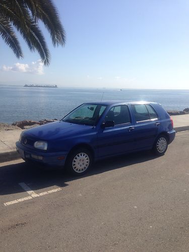 1996 volkswagen golf gl hatchback 4-door 2.0l / low miles / cali car / no rust