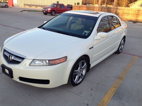2005 acura tl  fully loaded sedan 4-door 3.2l white low reserve