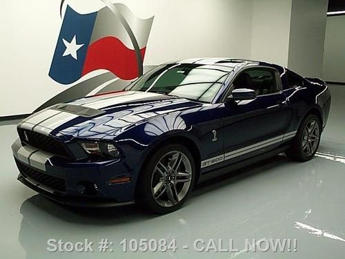 2010 ford shelby gt500 svt cobra leather nav shaker 17k texas direct auto