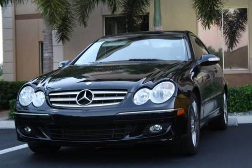 2009 mercedes benz clk 350 coupe black on black  excellent condition