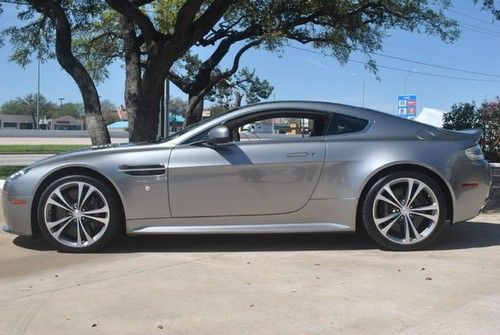 2011 aston martin v-12 vantage coupe' tungsten silver-2687 miles