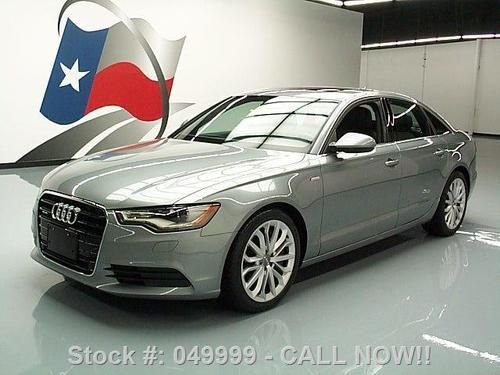 2013 audi a6 3.0t quattro premium plus awd sunroof nav! texas direct auto