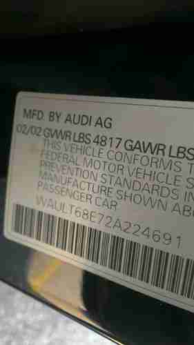 2002 AUDI A-4 QUATTRO 3.0 V/6 MECHANICS SPECIAL !!!!! EASY FIXER !!!!!, image 14