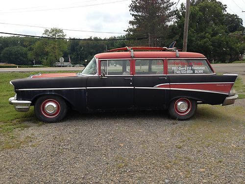 1957 chevy 210 townsman 6 passenger wagon                      for sale or trade