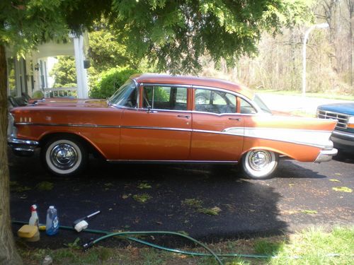 1957 chevrolet bel air base sedan 4-door