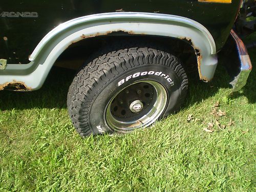 7 FOOT WESTERN WORKING SNOW PLOW w/ 1984 FULL SIZE BLACK BRONCO TRUCK MANUAL 84, US $1,999.99, image 10