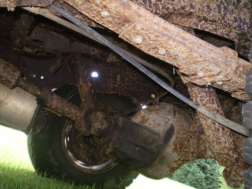 7 FOOT WESTERN WORKING SNOW PLOW w/ 1984 FULL SIZE BLACK BRONCO TRUCK MANUAL 84, US $1,999.99, image 12