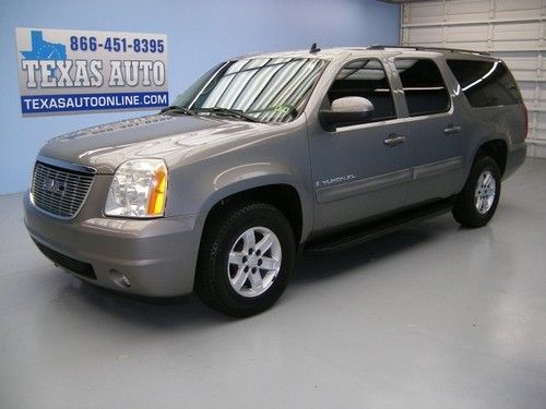 We finance!!!  2007 gmc yukon xl slt flex fuel auto 3rd row tow xm texas auto