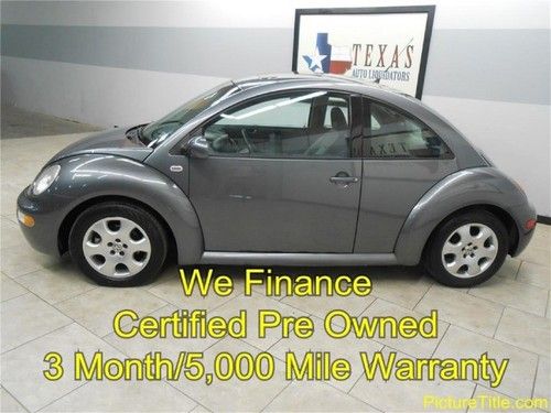 02 vw beetle tdi diesel sunroof leather warranty finance 1 texas onwer