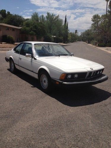 1983 bmw 633 csi 2-dr coupe~allorig~133k~runsgrt~rustfree~5spd~2owner~verysolid~