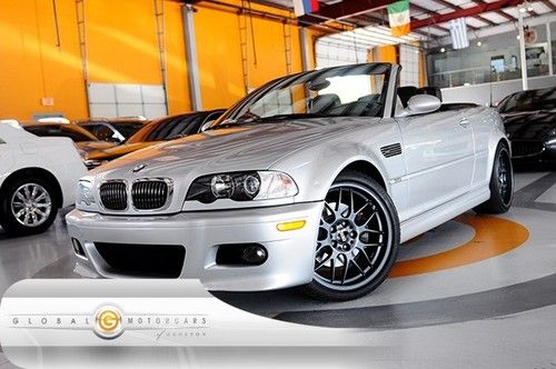 02 bmw m3 convertible manual heated-sts 19-in-bbs-wheels borla-exhaust