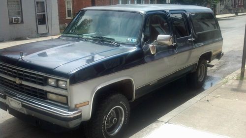 1989 chevrolet v1500 suburban silverado sport utility 4-door 5.7l