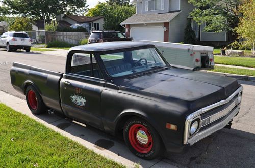 1968 CHEVY C10 RATROD CHOPPED TOP SHOP TRUCK, image 4
