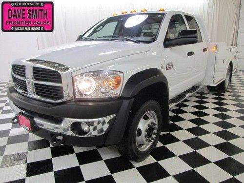 2009 crew cab flat bed diesel tint tow hitch trailer brake cd player