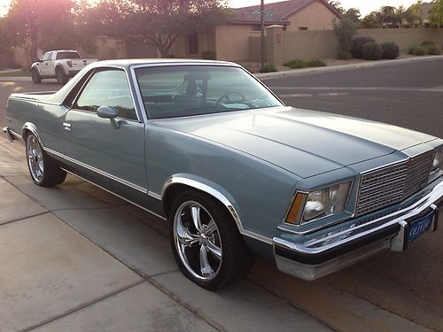 1979 chevorlet el camino conquista limited edition el royale