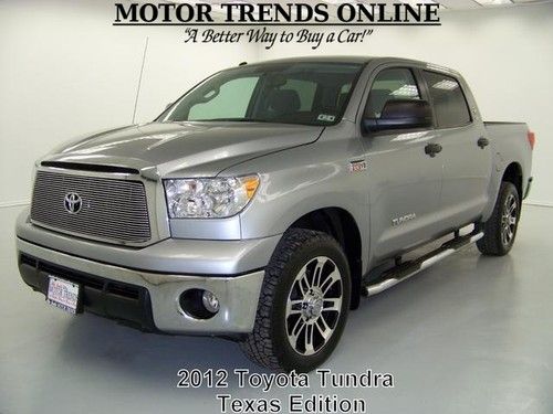 2012 texas edition sr5 crewmax 20" sport wheels 5.7 v8 tow pkg toyota tundra 26k