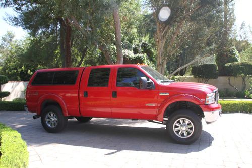 2006 ford f-250 super duty lariat crew cab pickup 4-door 6.0l