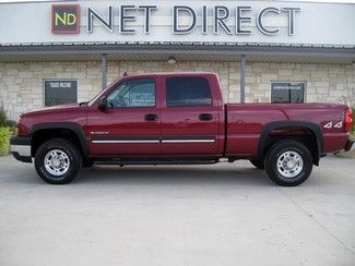 06 4wd hd crew cab htd lthr side steps roof 6.0 v8 net direct auto sales texas