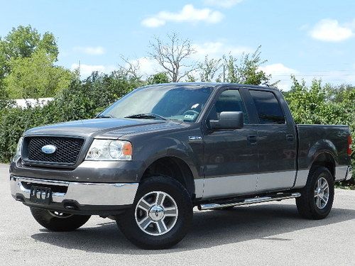 2006 ford f150 4x4 xlt crew cab short bed  5.4l v8 triton two tone ready to go