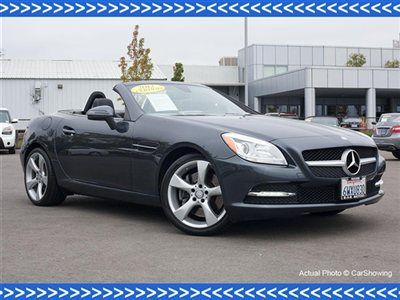 2012 slk350: certified pre-owned at authorized mercedes-benz dealership, superb