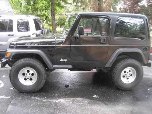 1998 jeep wrangler sport rebuilt 4.0l auto hard top