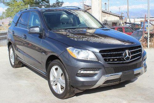 2012 mercedes-benz ml350 4matic damaged rebuilder only 11k miles runs! loaded!!