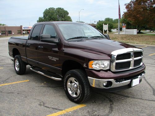 2005 dodge ram 2500 4x4 auto quad cab slt big horn 5.9 turbo diesel 39,144 miles