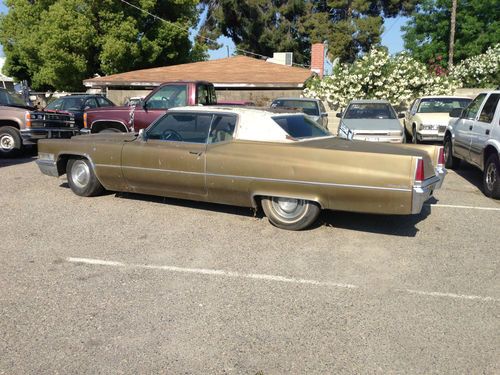 1969 cadillac deville base hardtop 2-door 7.7l