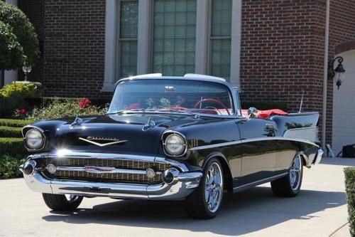 1957 chevy bel air convertible frame off perfect