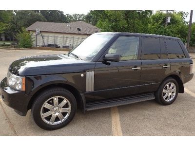 A very clean  2007 range rover low miles